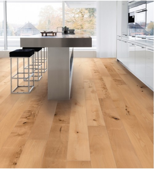 德国汉诺地板三层橡木Plank 1-Strip 180 4V Beech steamed Universal brushed 538951